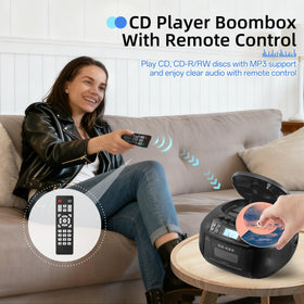DGXWLLW AM/FM radio tuner with a clear LCD display for quick tuning.