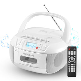 DGXWLLW front view showing boombox and speakers for versatile playback