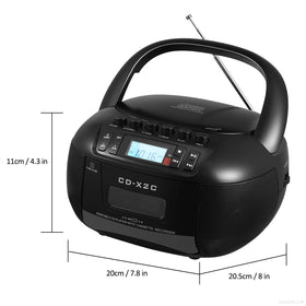 DGXWLLW LCD display provides clear track and station information at a glance.