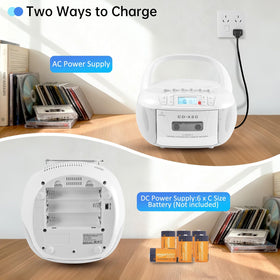 DGXWLLW held in hand to show compact size and easy portability