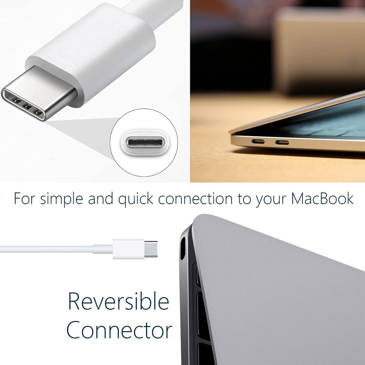 DHMXDC package includes 96W adapter and USB-C cable for ready use.