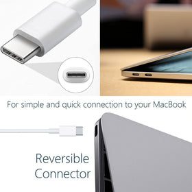 DHMXDC package includes 96W adapter and USB-C cable for ready use.