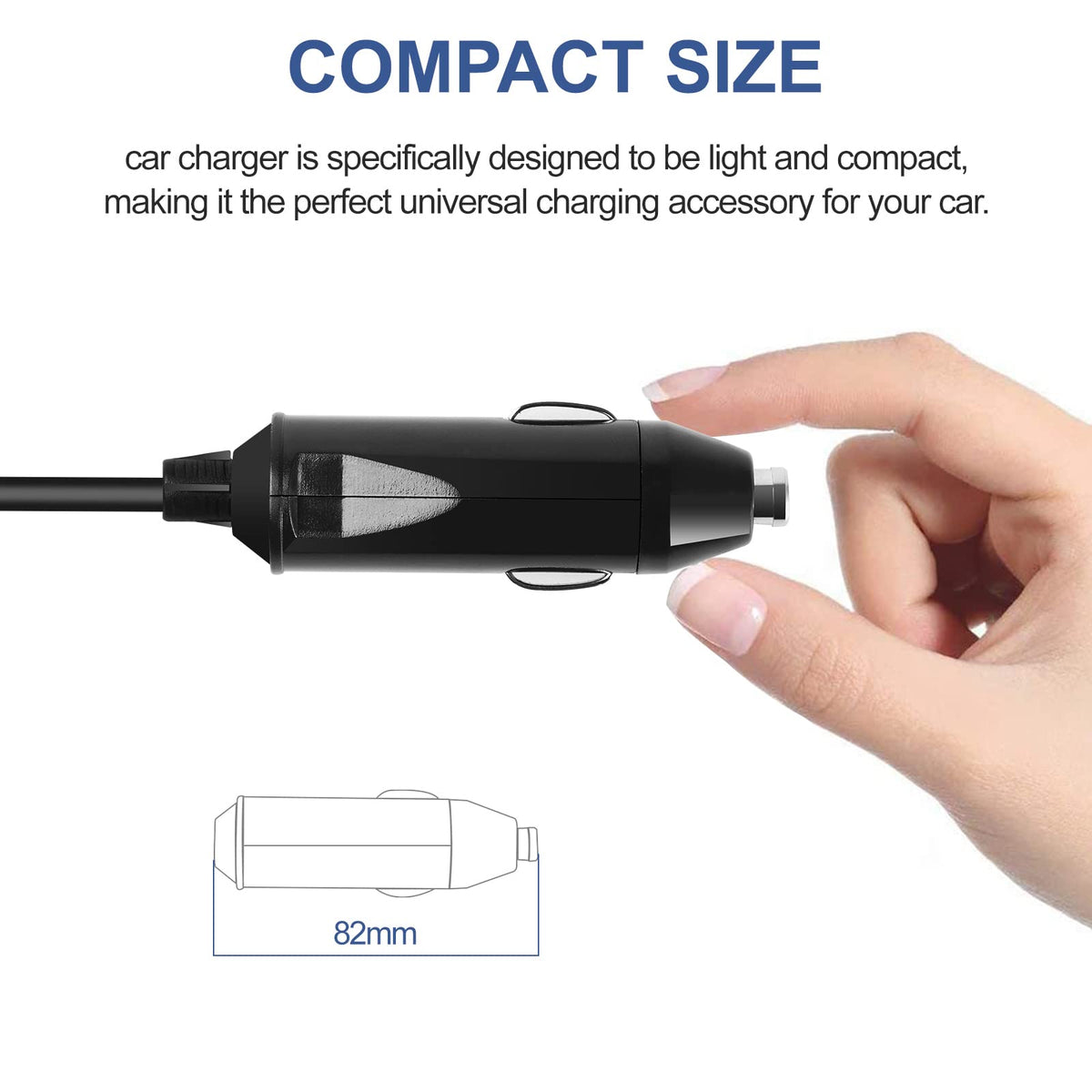 DHMXDC 1.2m cable enables comfortable desk setup
