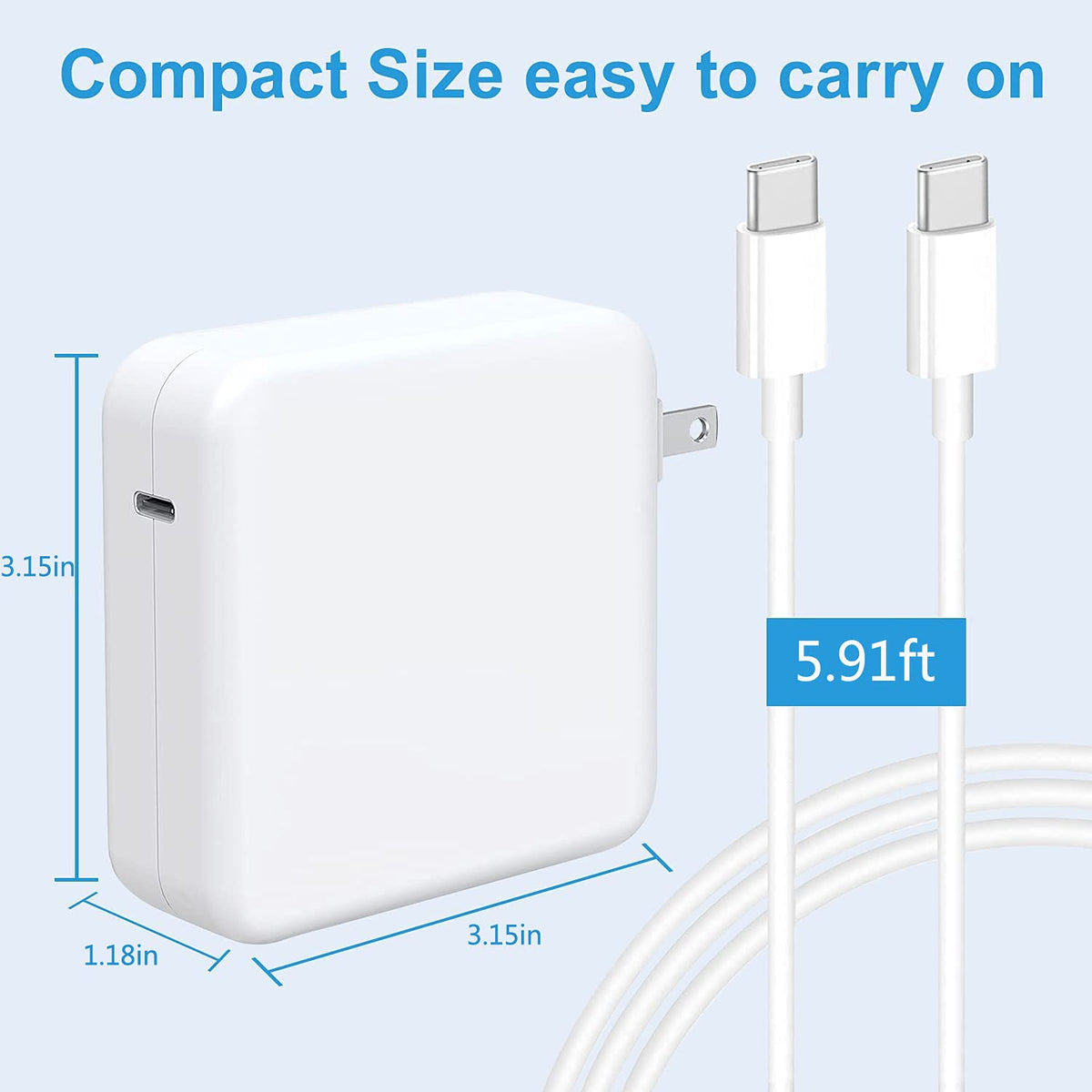 DHMXDC USB-C cable 18m included for flexible connections across devices.