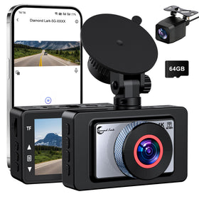 Diamond Lark front camera showing lens and mounting, clear detail capture benefit