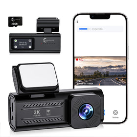 Diamond Lark front view of dash cam showing clear lens and compact body for reliable recording