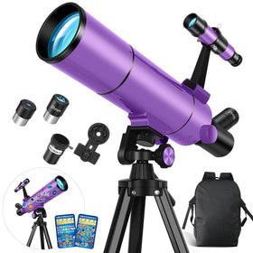 Dianfan telescope with 80mm aperture and 500mm focal length for bright celestial views.