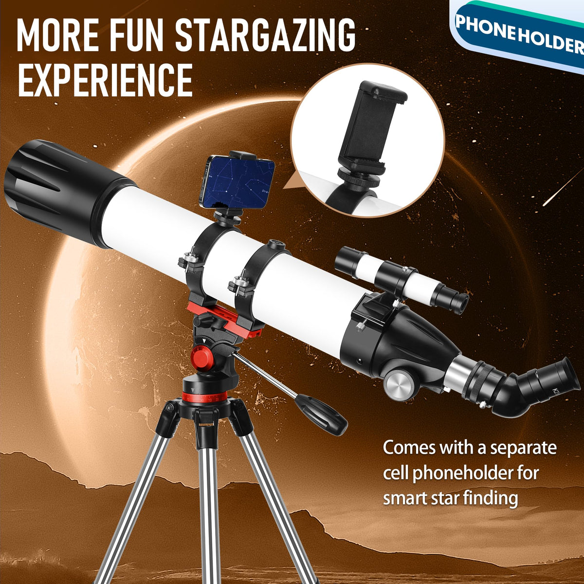 Dianfan telescope portable carry bag supports easy transport for outdoor adventures.