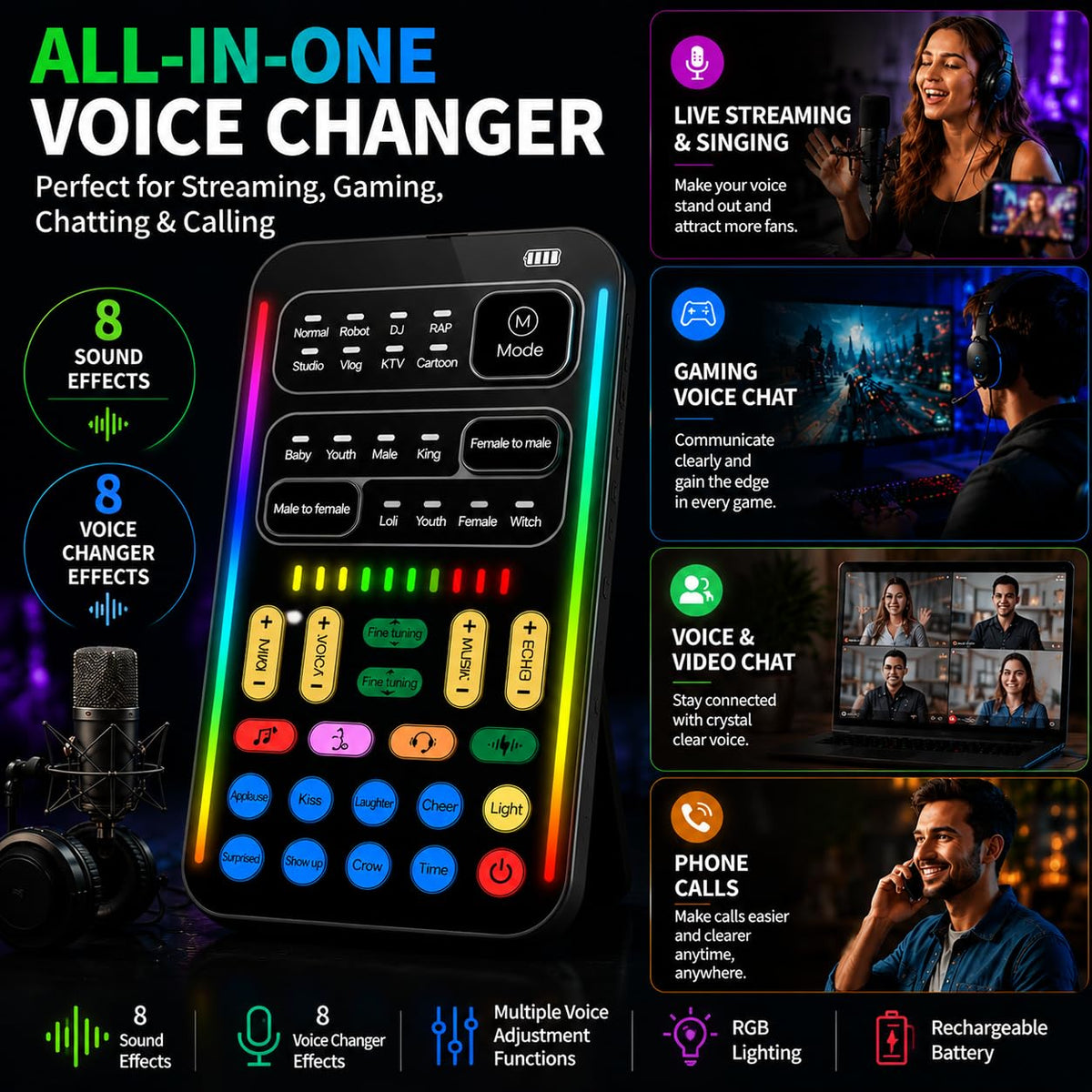 DIANMO i9Live electronic music pitch control feature highlighted.