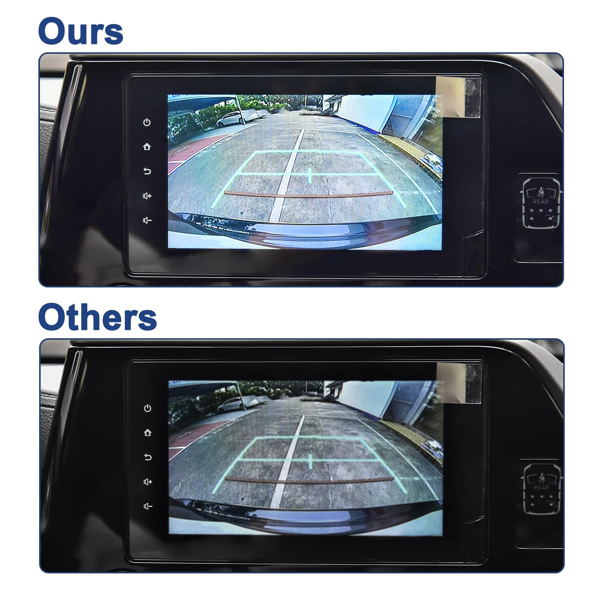 DICMIC packaging includes 1x rear view backup camera for easy setup