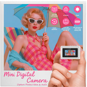 Dienspeak Mini Camera in-hand demonstrates compact size ideal for travel moments