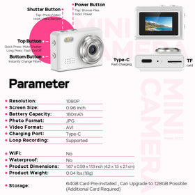 Dienspeak Mini Camera travel-vlog setup ideal for days out