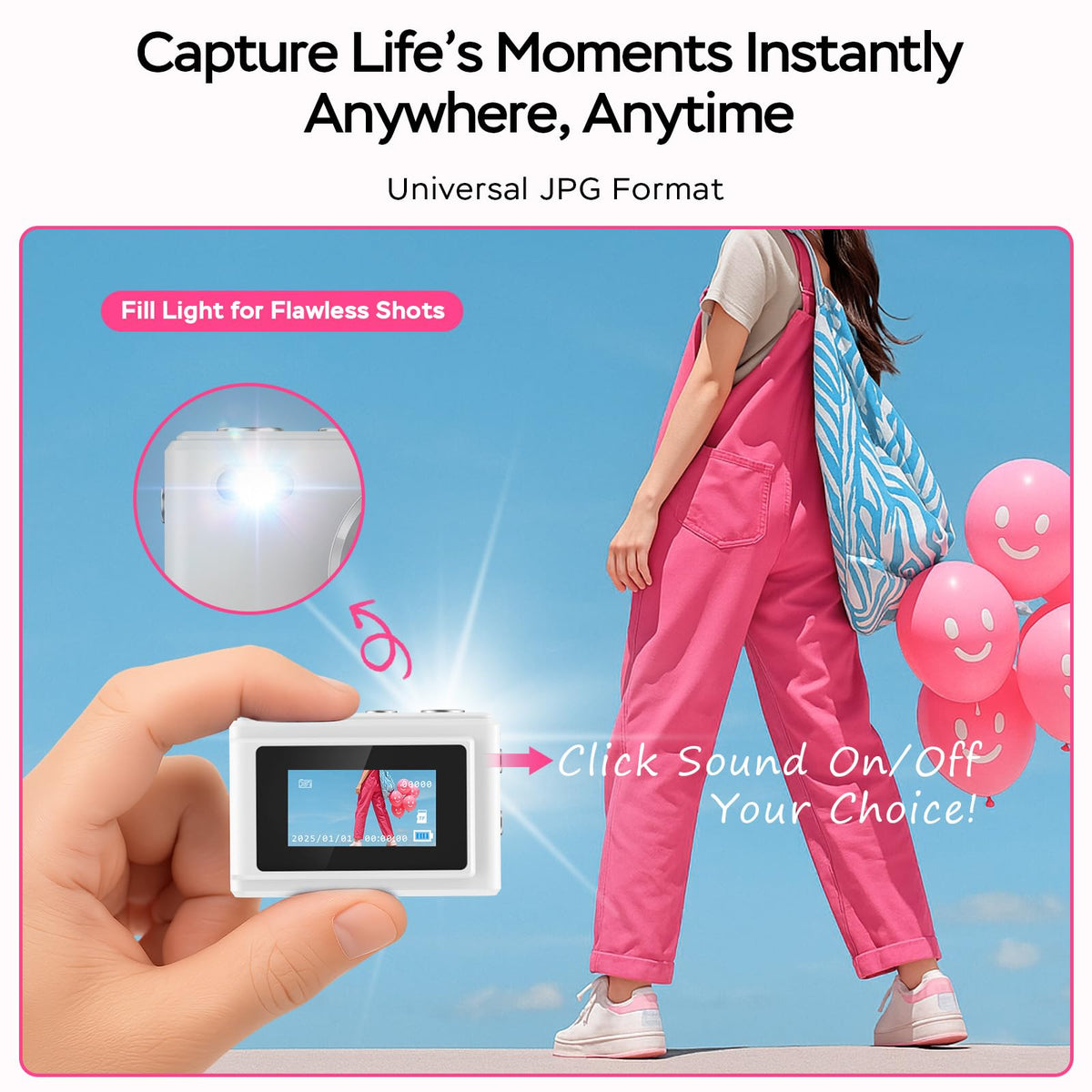 Dienspeak Mini Camera with 64GB card ready for extended shoots