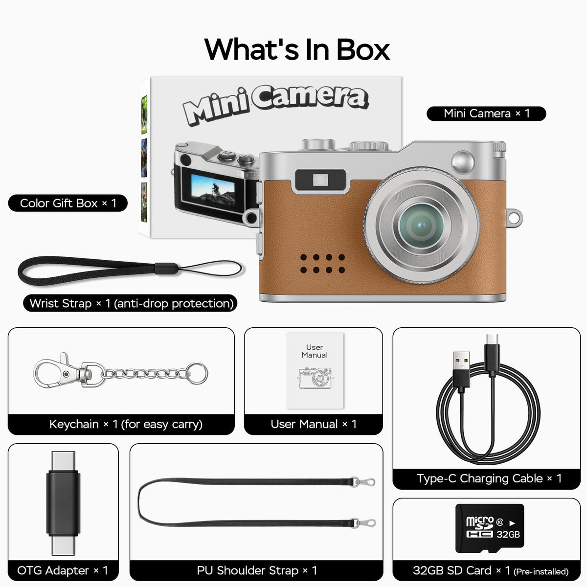 Dienspeak mini camera used for vlogging showing portability and instant recording