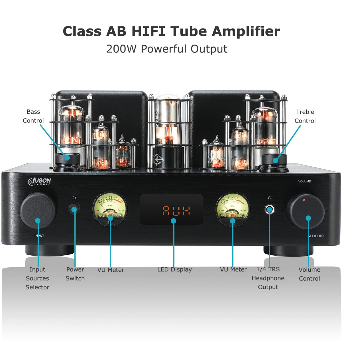 DIFIIFOL Juson Audio JTA100 back panel with ports for versatile connections
