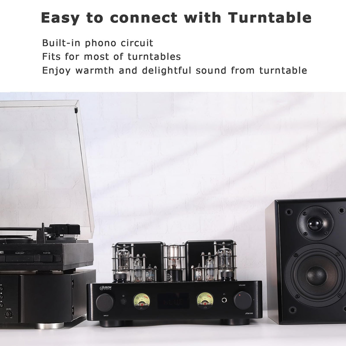 DIFIIFOL Juson Audio JTA100 turntable setup with phono input