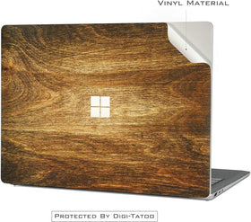 Digi-Tatoo wood texture 2 skin provides bubble-free installation and residue-free removal