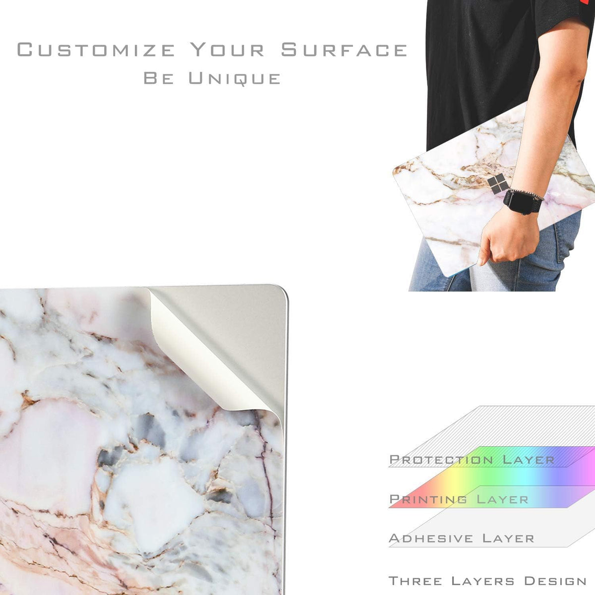 Residue-free removal preserves original finish for future customization.