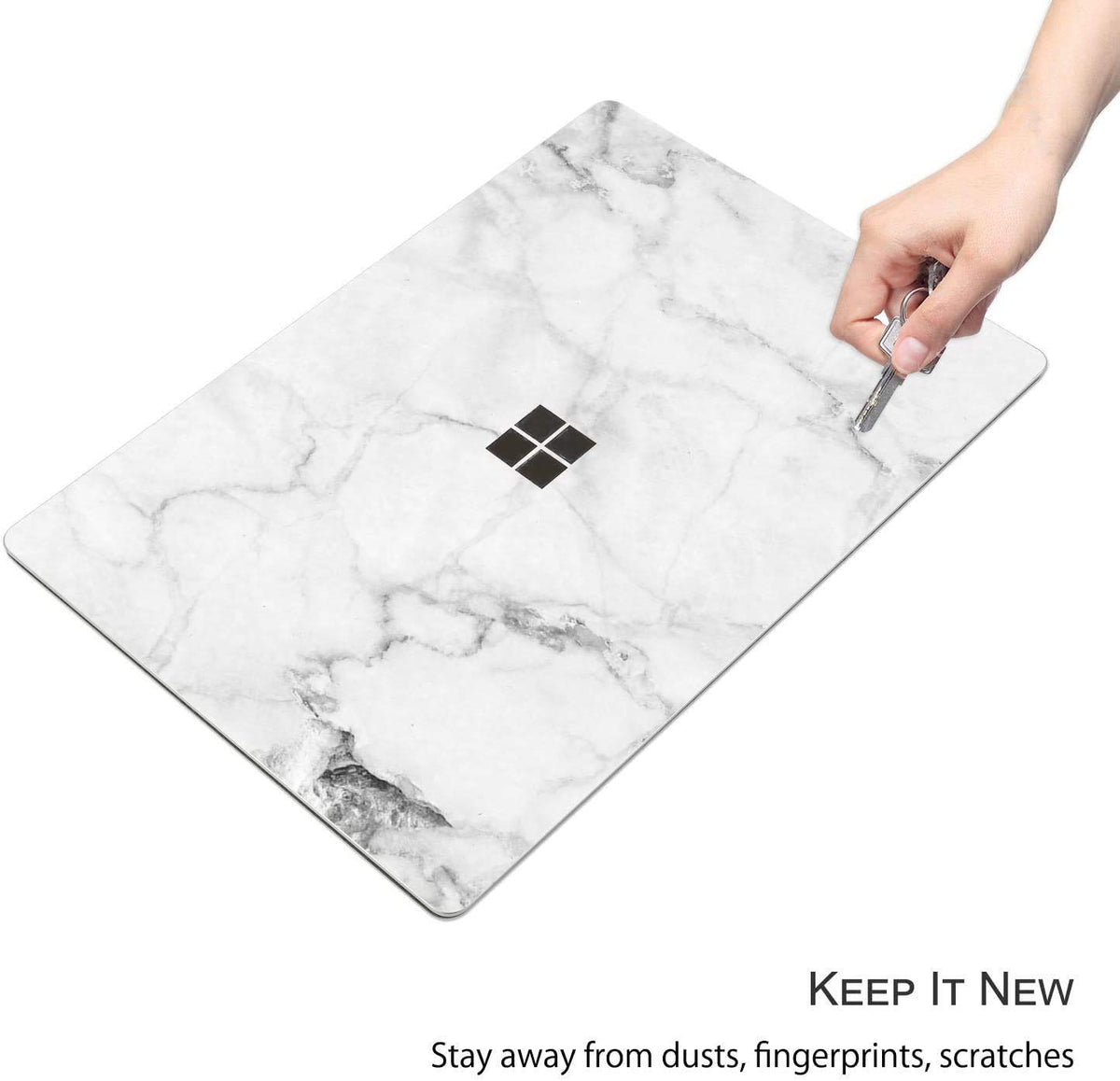 Digi-Tatoo Fresh Marble close-up shows premium vinyl texture and precise cut.