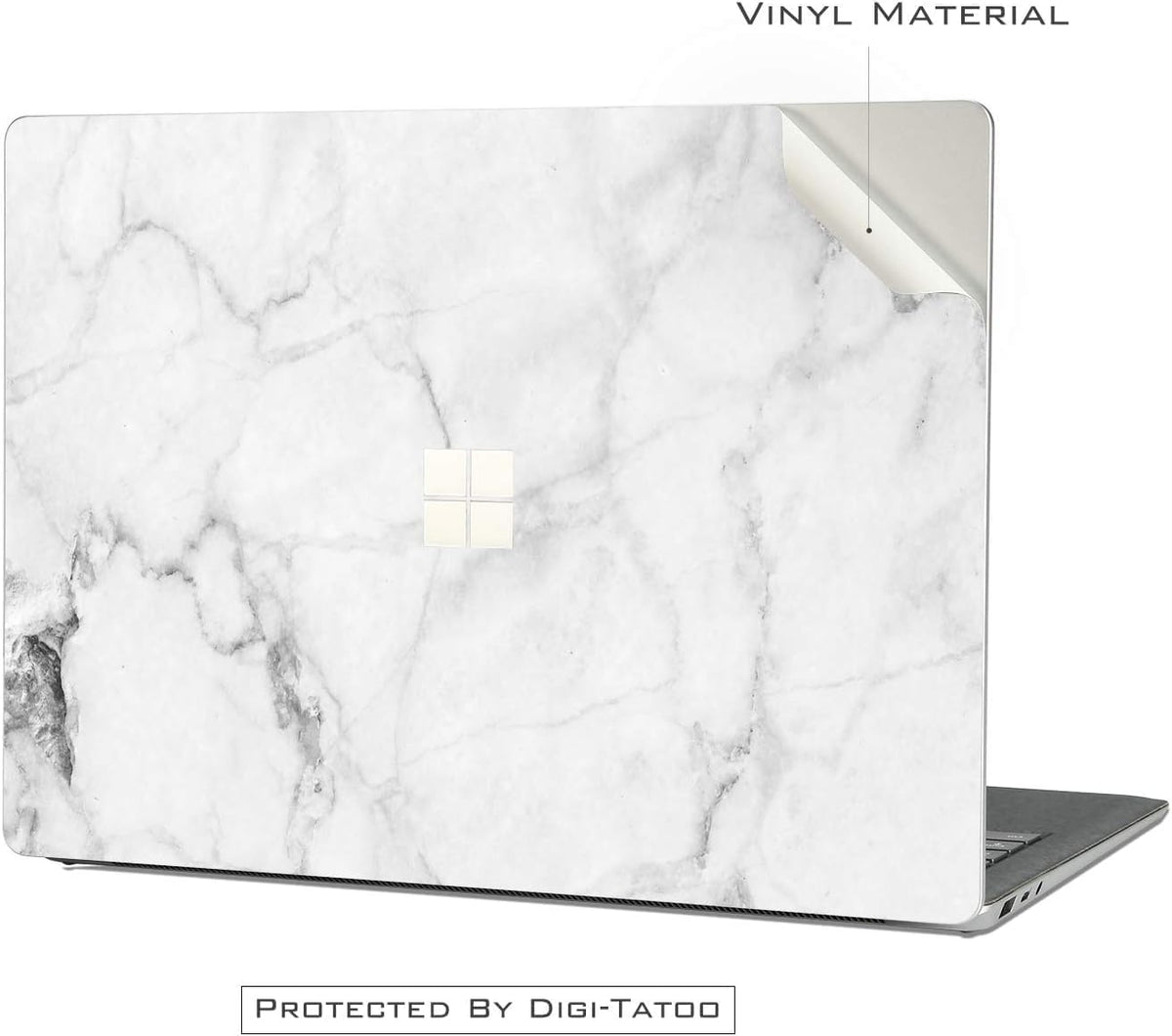 Digi-Tatoo Fresh Marble finish adds premium aesthetics to the 2025 Surface Laptop 13 Copilot PC