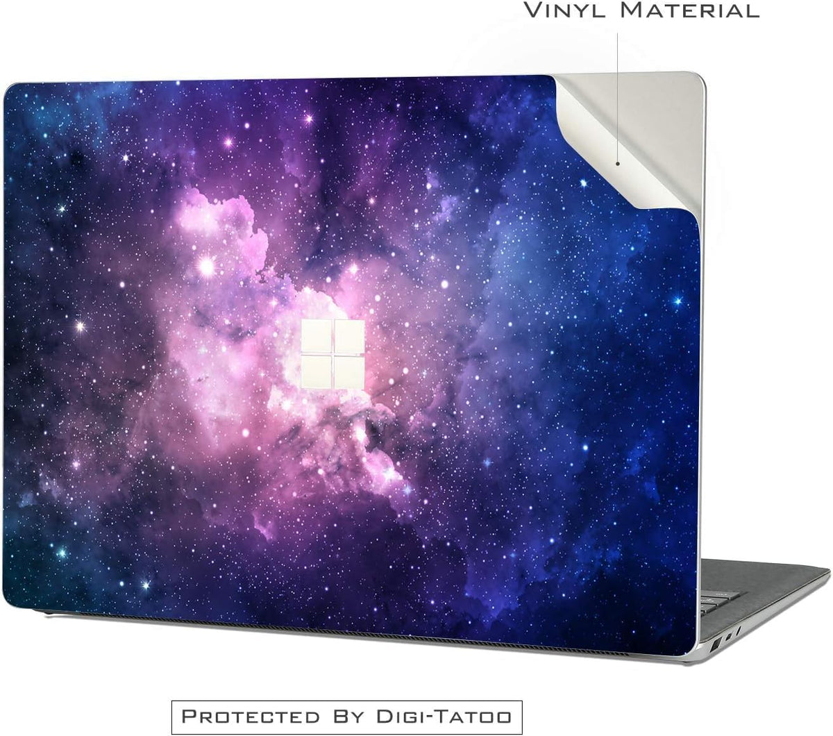 Digi-Tatoo Nebula skin protects against scratches and fingerprints.