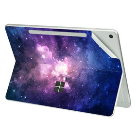 Digi-Tatoo Nebula skin on Surface Pro 12 – snug fit close-up with scratch protection.