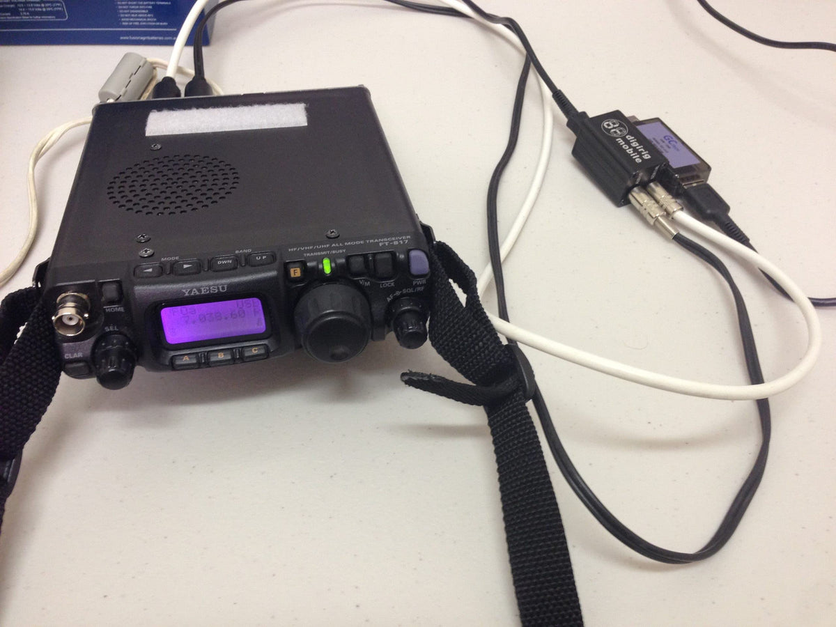 Digirig Mobile rugged aluminum enclosure is ideal for mobile field use.