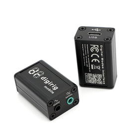 Digirig Mobile USB connection shown with Windows, macOS, and Linux to illustrate cross-platform use.