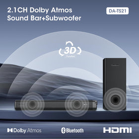 Digitalbasics Dolby Atmos soundbar Bluetooth 5.3 pairing and wireless listening