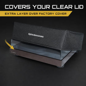 DigitalDeckCovers durable stitched dust cover ensures long-lasting protection for Fluance turntables.