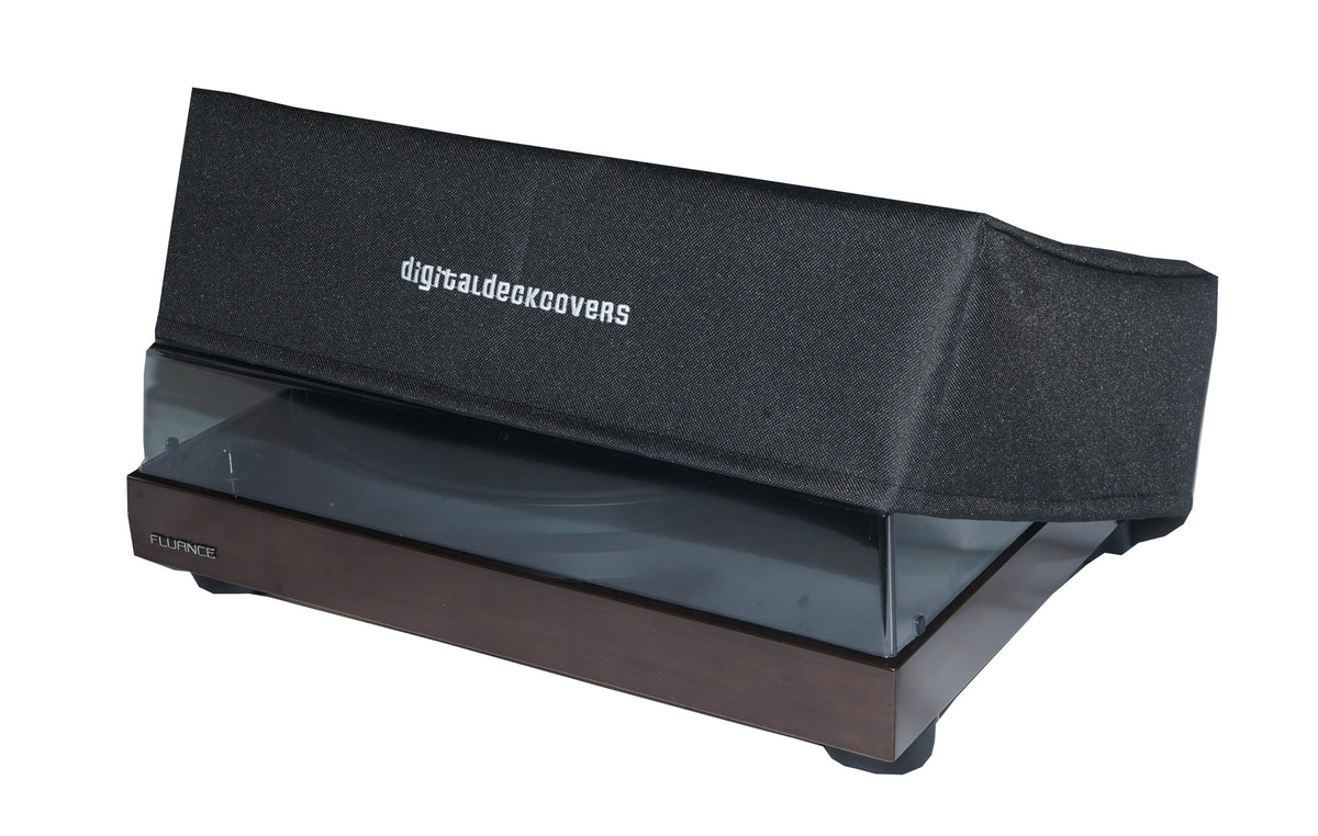 DigitalDeckCovers Fluance RT80-RT85 dust cover protects your turntable from dust and spills.