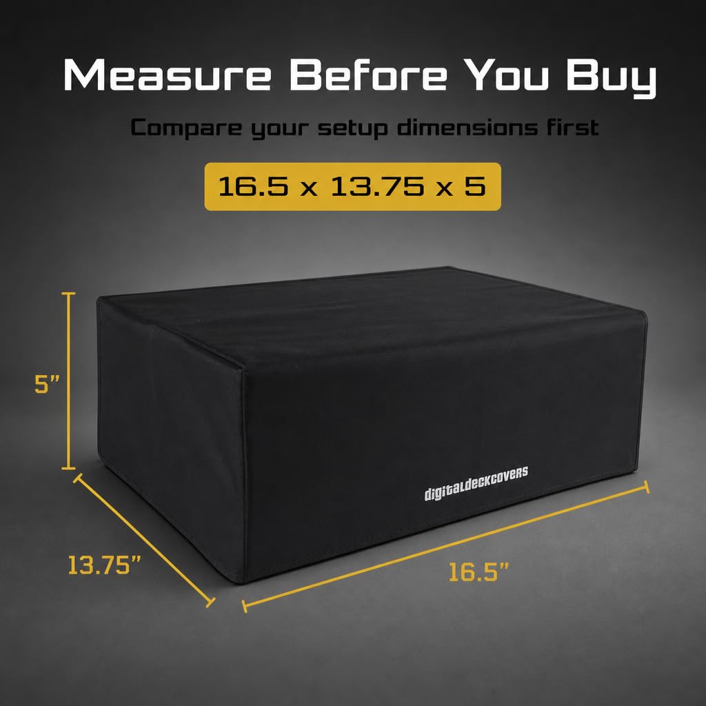 DigitalDeckCovers water-resistant dust cover shields Fluance RT80-RT85 from spills.