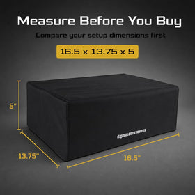 DigitalDeckCovers water-resistant dust cover shields Fluance RT80-RT85 from spills.