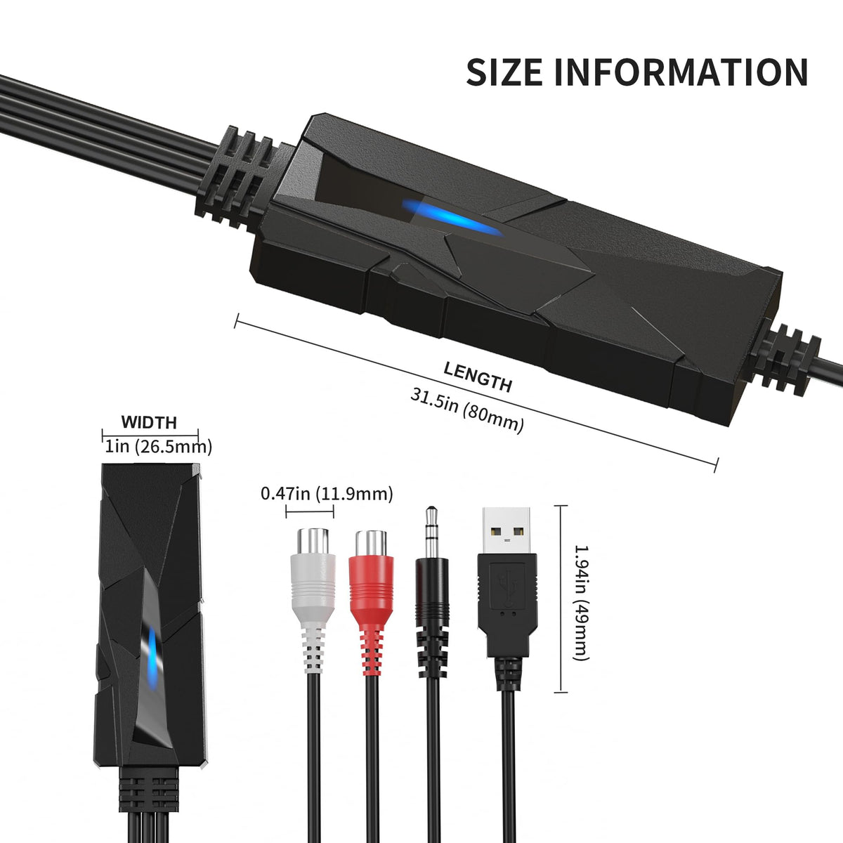 DigitalLife AuralynX AV202-B RCA input supports turntables and RCA devices.