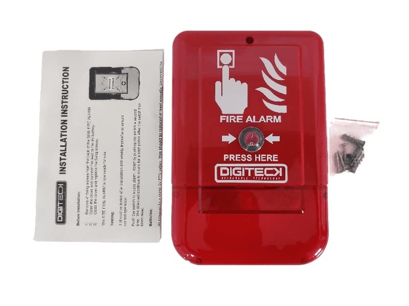 Digiteck loud siren horn delivers rapid attention and alerts occupants.