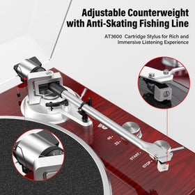 DIGITNOW belt-drive turntable USB capture enables easy vinyl digitizing