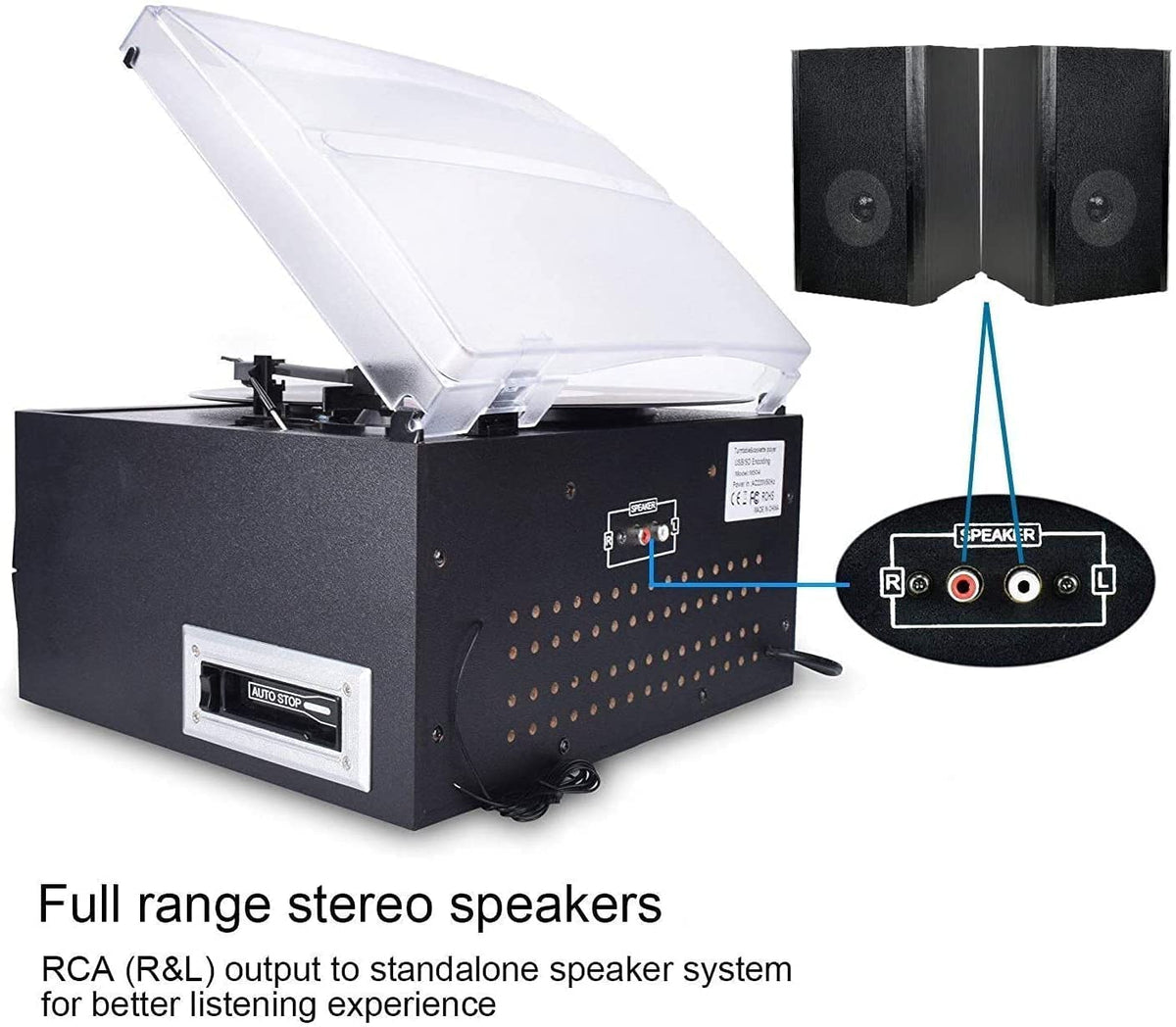 DIGITNOW CD player recorder for convenient vinyl-to-CD copies.