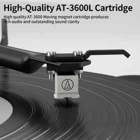 DIGITNOW iron-platter provides stable rotation for consistent playback