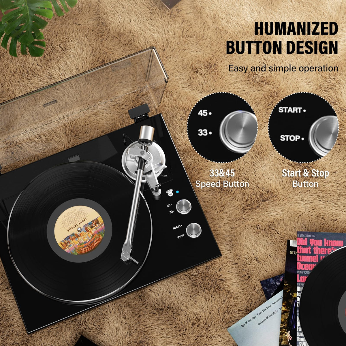 DIGITNOW no built-in speakers setup with external speakers illustration