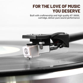 DIGITNOW belt drive turntable ready for immediate playback