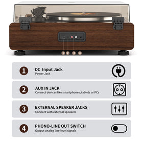 DIGITNOW Bluetooth connectivity for wireless streaming from devices