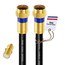 Digoloan cable front packaging showing length and uses for reliable connections