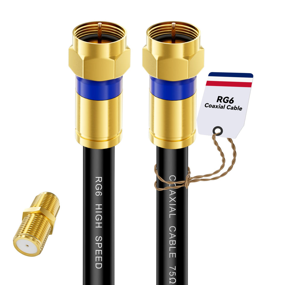 Digoloan cable front packaging showing length and uses for reliable connections