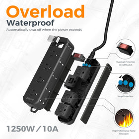 Diivoo powering garden string lights demonstrating outdoor convenience