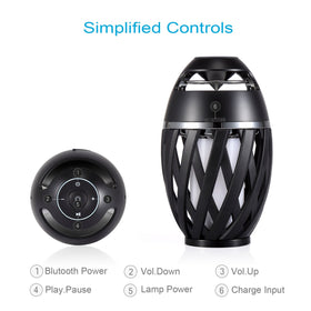 DiKaou Portable Bluetooth Speaker easy to move between rooms.