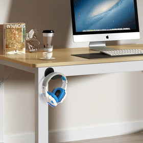 Dlilise universal-fit holder supports most headsets up to 30 lbs.