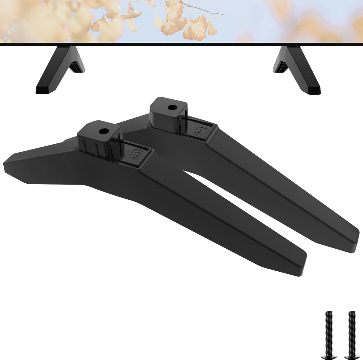 Dinghosen 43-inch LG legs with durable ABS construction improve TV stability