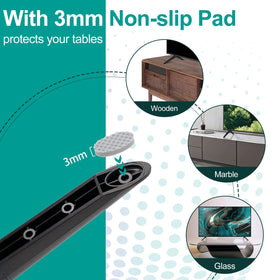 Dinghosen Hisense TV stand legs - ABS material for light yet sturdy support.