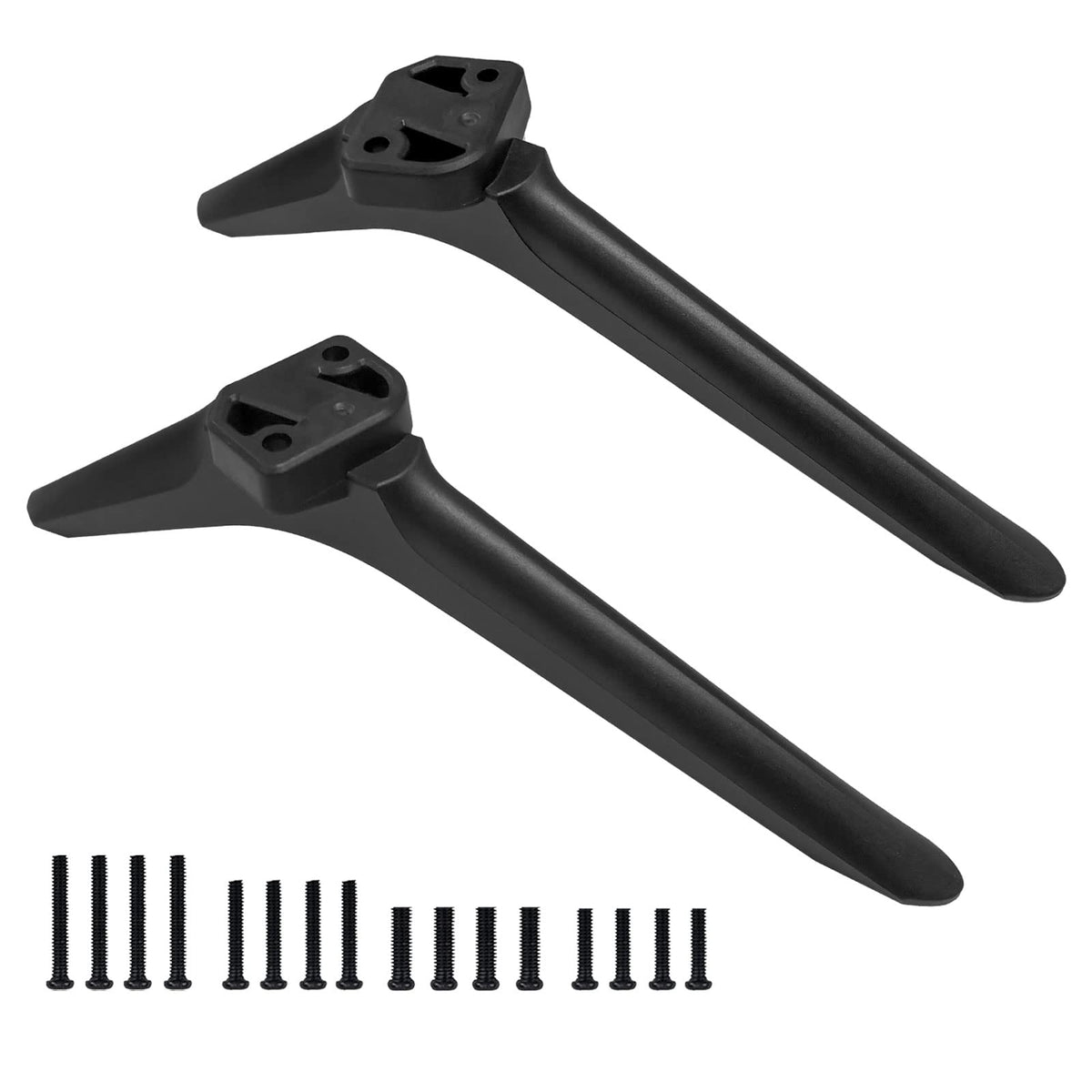 Dinghosen Hisense stand legs assembly with quick-fit hardware for secure setup.