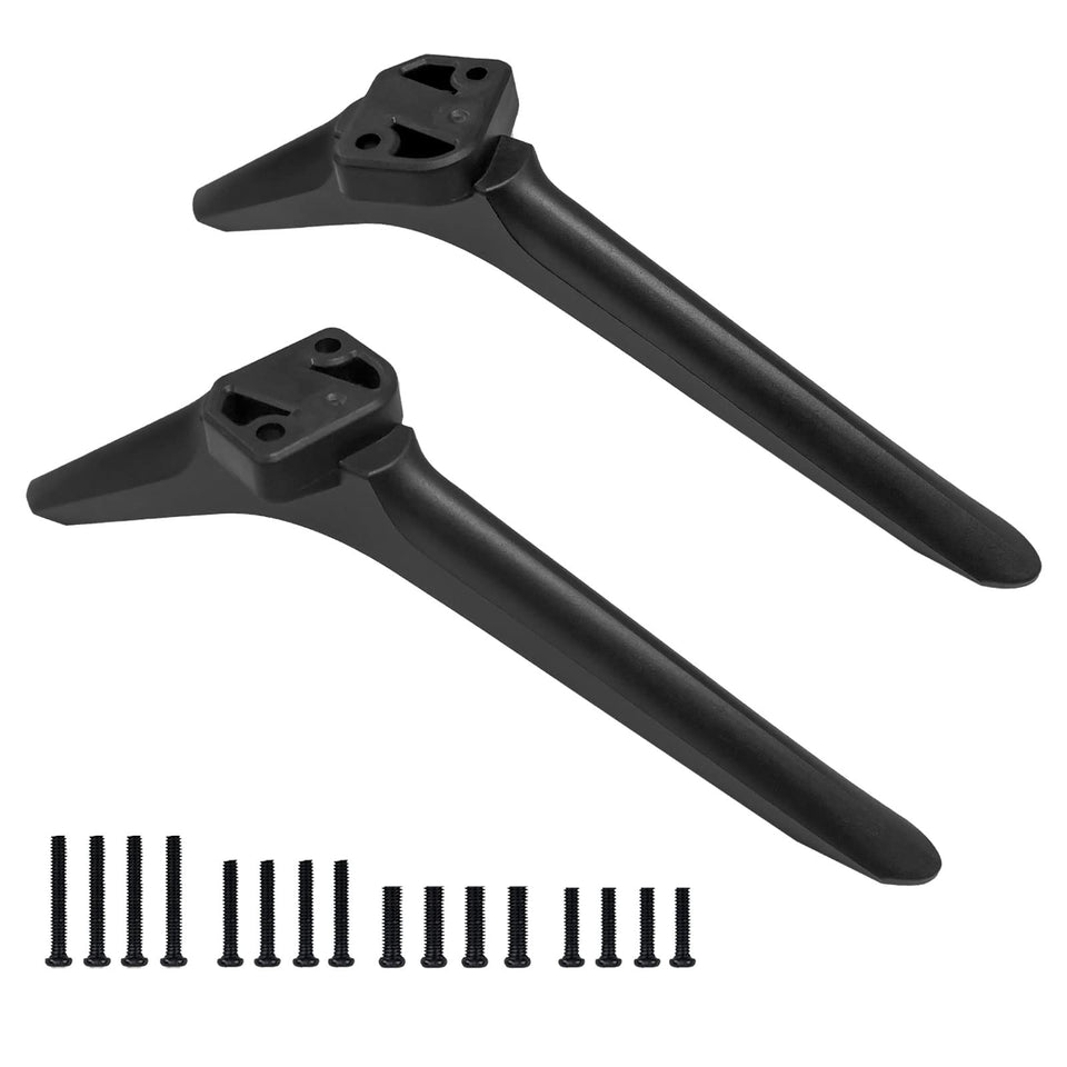 Dinghosen Hisense stand legs assembly with quick-fit hardware for secure setup.